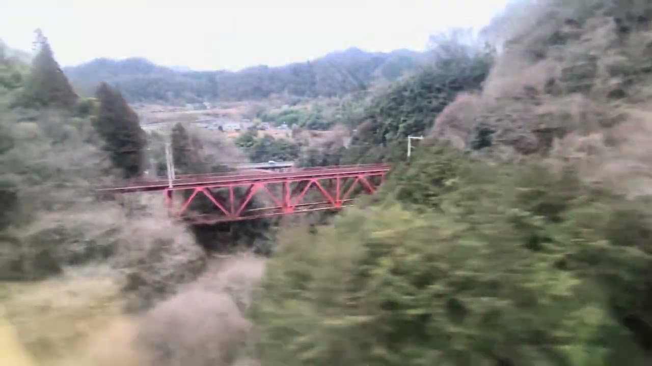 中央本線211系　鳥沢〜上野原間車窓