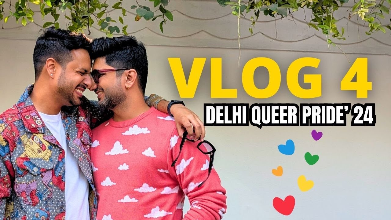 OUR FIRST PRIDE TOGETHER | DELHI QUEER PRIDE 2024 | VLOG PART 2 | YOGI AND KABEER