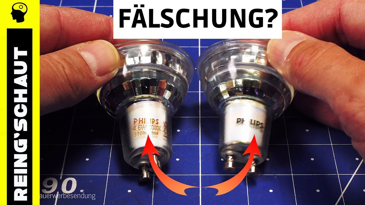 Philips LED GU10 Vergleich | Original oder Fälschung?