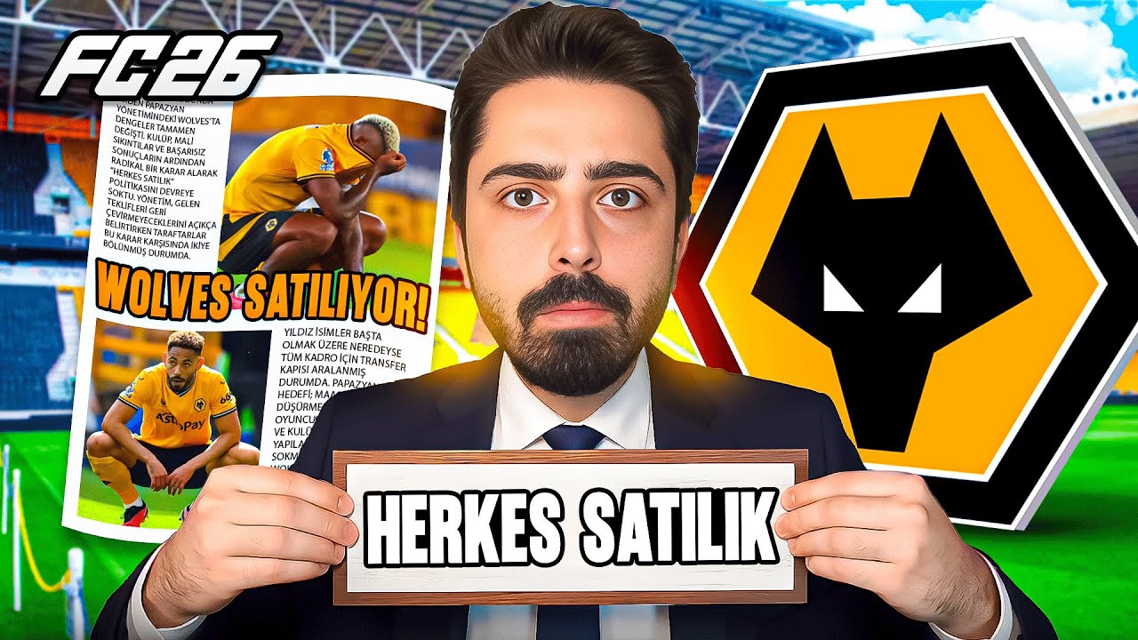 TAKIMDAKİ HERKES GERÇEKTEN SATILIYOR // WOLVERHAMPTON HERKES SATILIK REBUILD