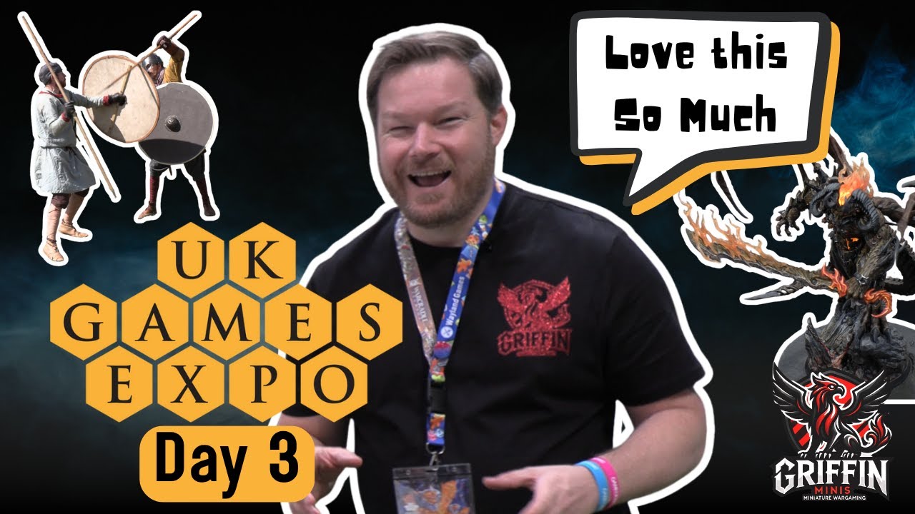 UK Games Expo 25 Day 3 We visit The Living Viking Village, Asmodee, Archon Studios & Effekt Pub..