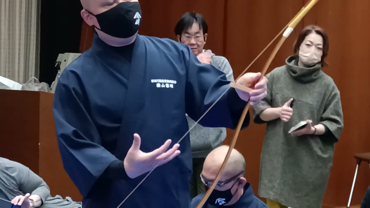 20240229_弓師による弓打ち実演_横山黎明弓製作所様(2/2)
