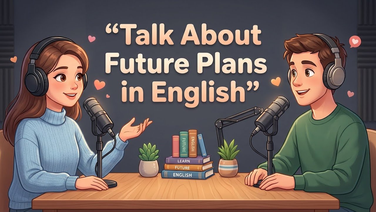How to Talk About Future Plans in English|| English Podcast.