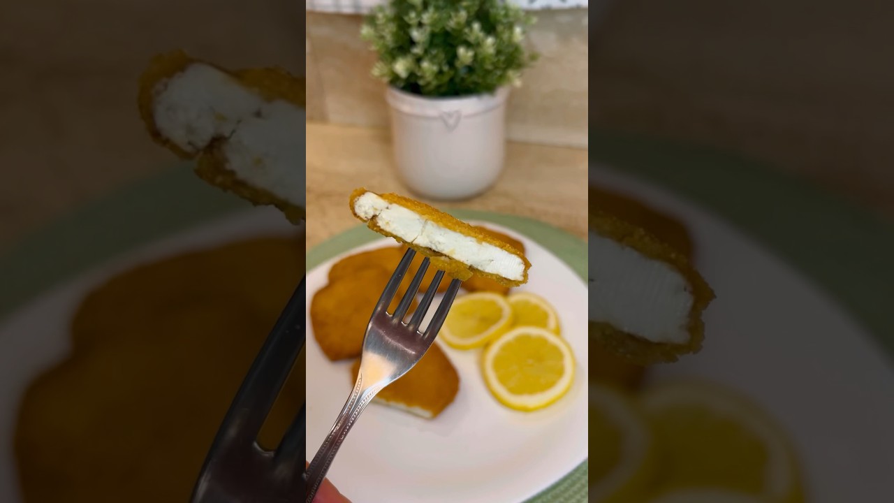 Vegan Schnitzel 😍 #vegan #cooking #glutenfree #tofu #recipes #veganfood #veganrecipes #food