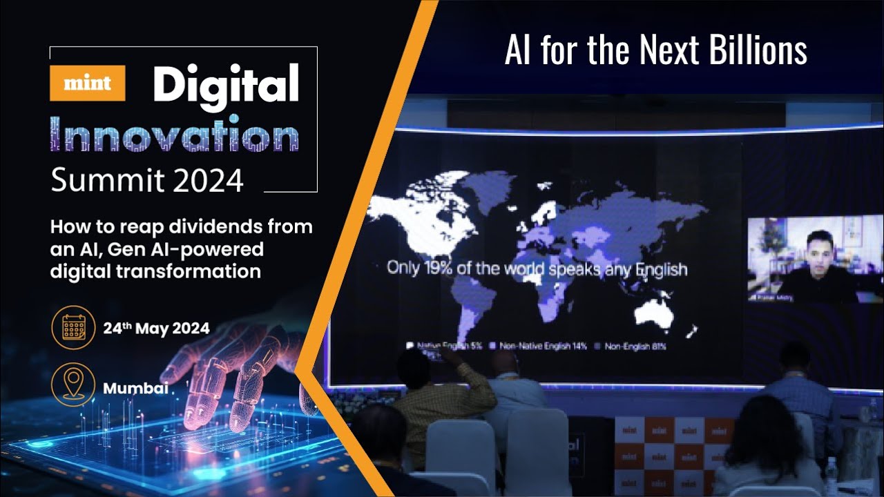 AI for the Next Billions | Two Platforms Inc's Pranav Mistry at Mint Summit