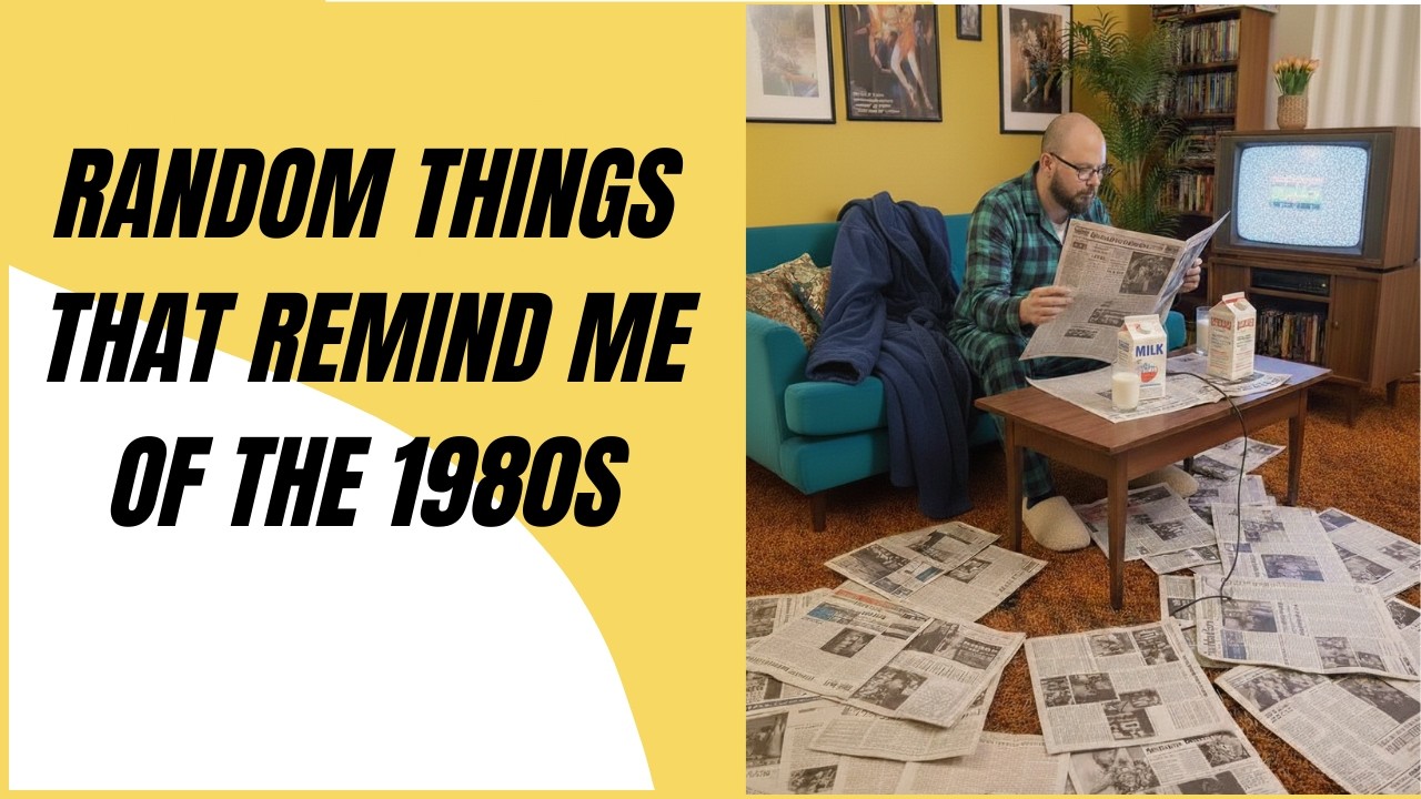 Random Things That Remind Me of The 80s!  Newspapers and Milk??
