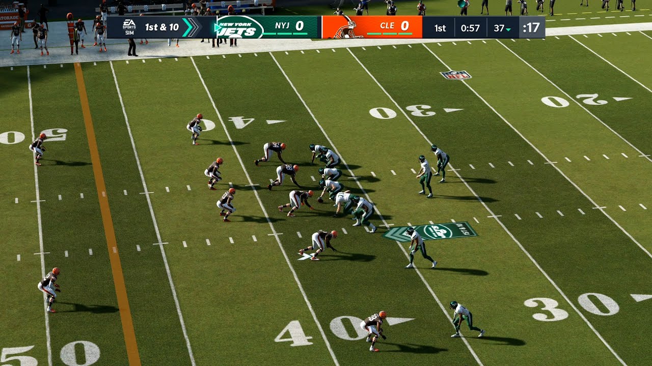 Madden NFL 21 - Cleveland Browns vs New York Jets - Gameplay (PS4 HD) [1080p60FPS]