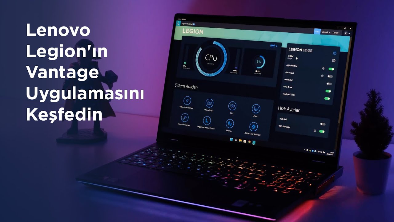 Legion Vantage Uygulaması ile Bilgisayarınızın Performansını G&uuml;&ccedil;lendirin