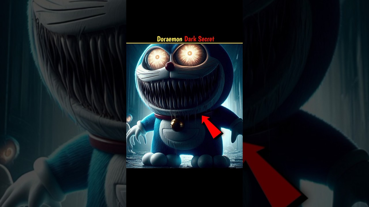 Doraemon's Round Face! 😲 | Discover Doraemon's Dark Secret! #shorts #doraemon #facts