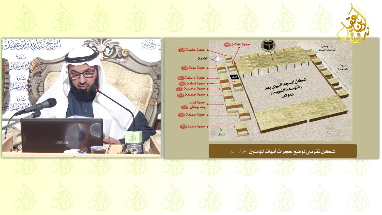 حجرات أمهات المؤمنين رضي الله عنهن|حقائق لأول مرة تسمعها. الأستاذ. فايز بن علي الفايز