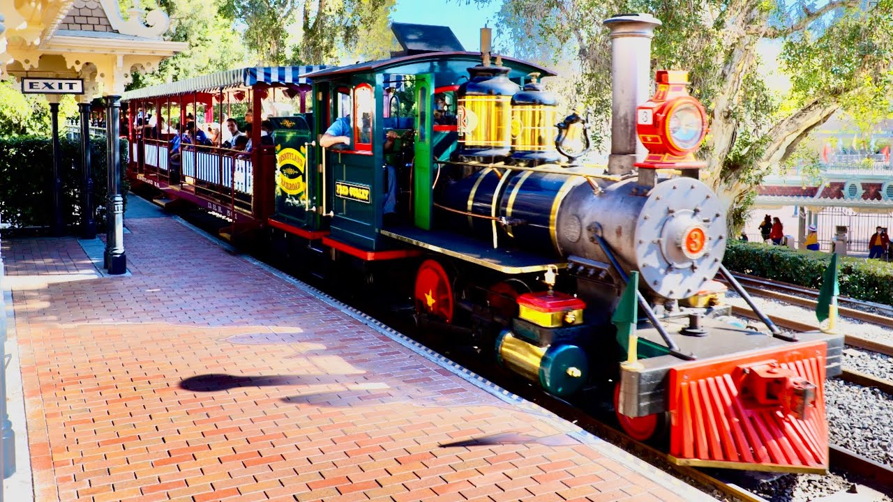 Disneyland Railroad 2022 Complete Ride Experience in 4K | Disneyland Resort Anaheim California
