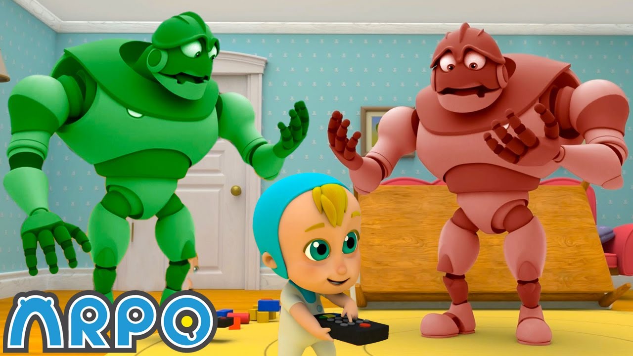 Remote CONTROLLING BABY 🎮 | ARPO The Robot | Funny Kids Cartoons | Kids TV Full Episode Compilation