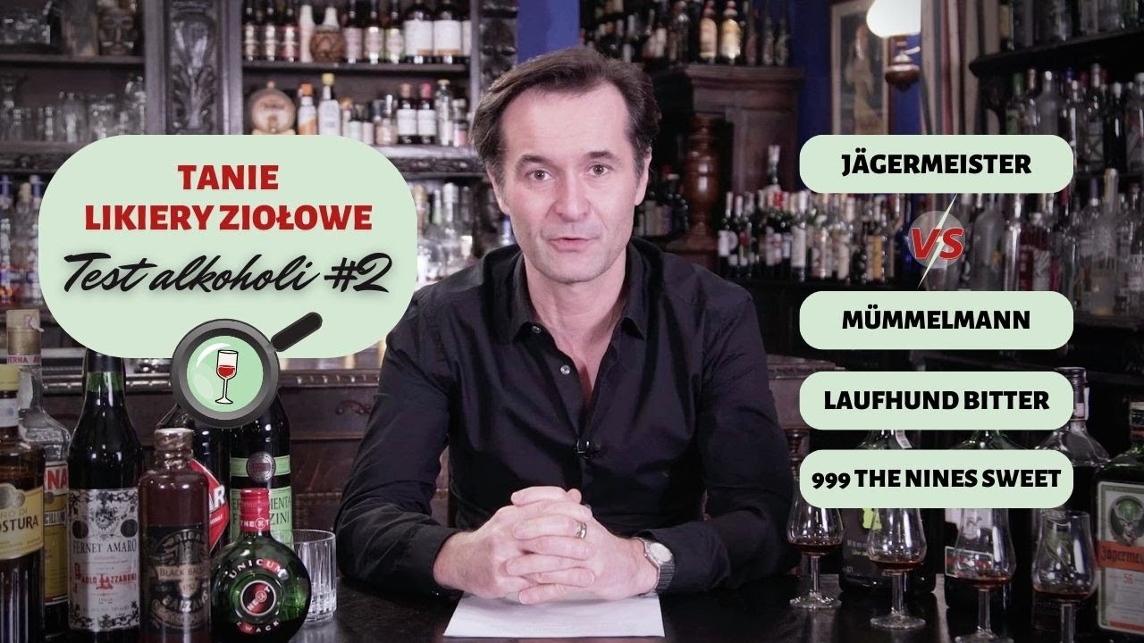 Test alkoholi #2 | Tanie likiery ziołowe: Jagermeister vs Mummelmann, Laufhund Bitter, The Nines