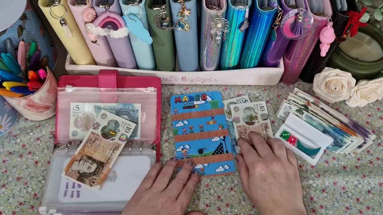February Week 1 Cash Stuffing/Not much leftover/A sneaky bit of happy mail/UK cash stuffer/budgeter