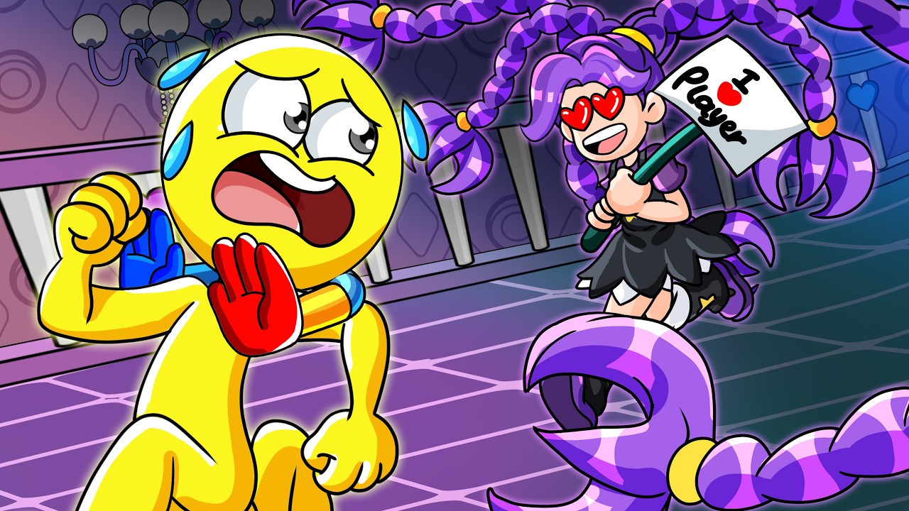 PLAYER Has a CRAZY FAN GIRL?!... Poppy Playtime Animation