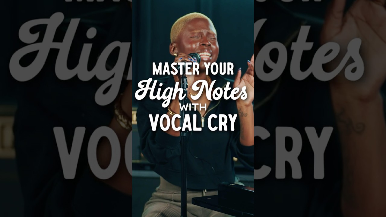 MASTER Your High Notes with Vocal Cry! #singer #singing #voice #voicelessons #music #shorts