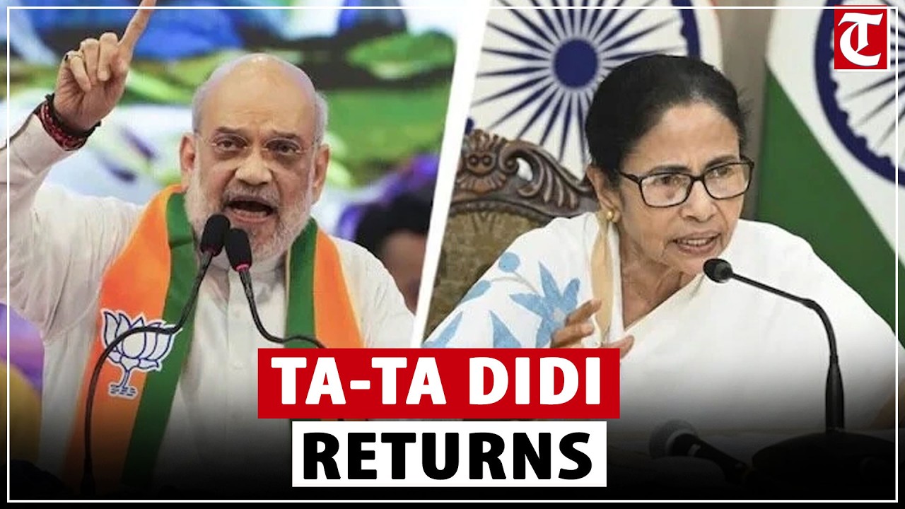 Amit Shah&rsquo;s &lsquo;1 baje&hellip; Didi ta-ta goodbye&rsquo; remark resurfaces after BJP&rsquo;s big Bengal win