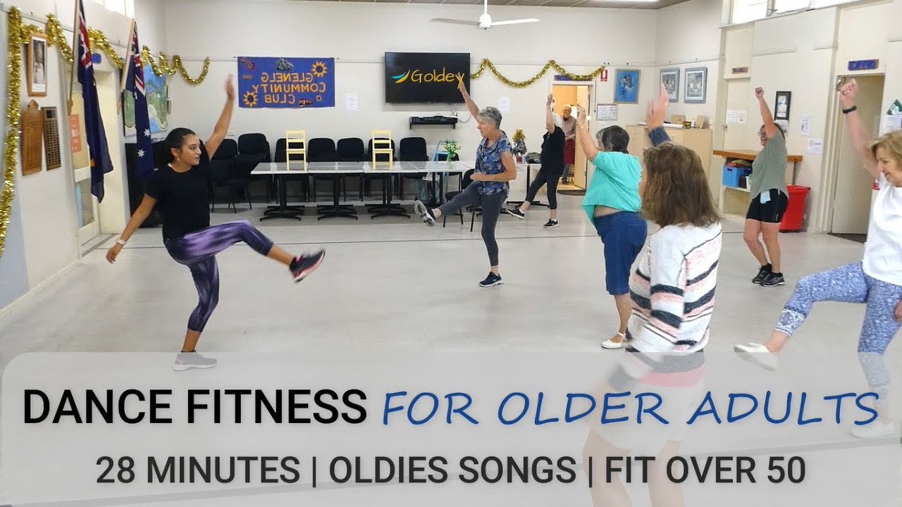 DANCE FITNESS for Older Adults | 28 Minutes | Oldies Songs