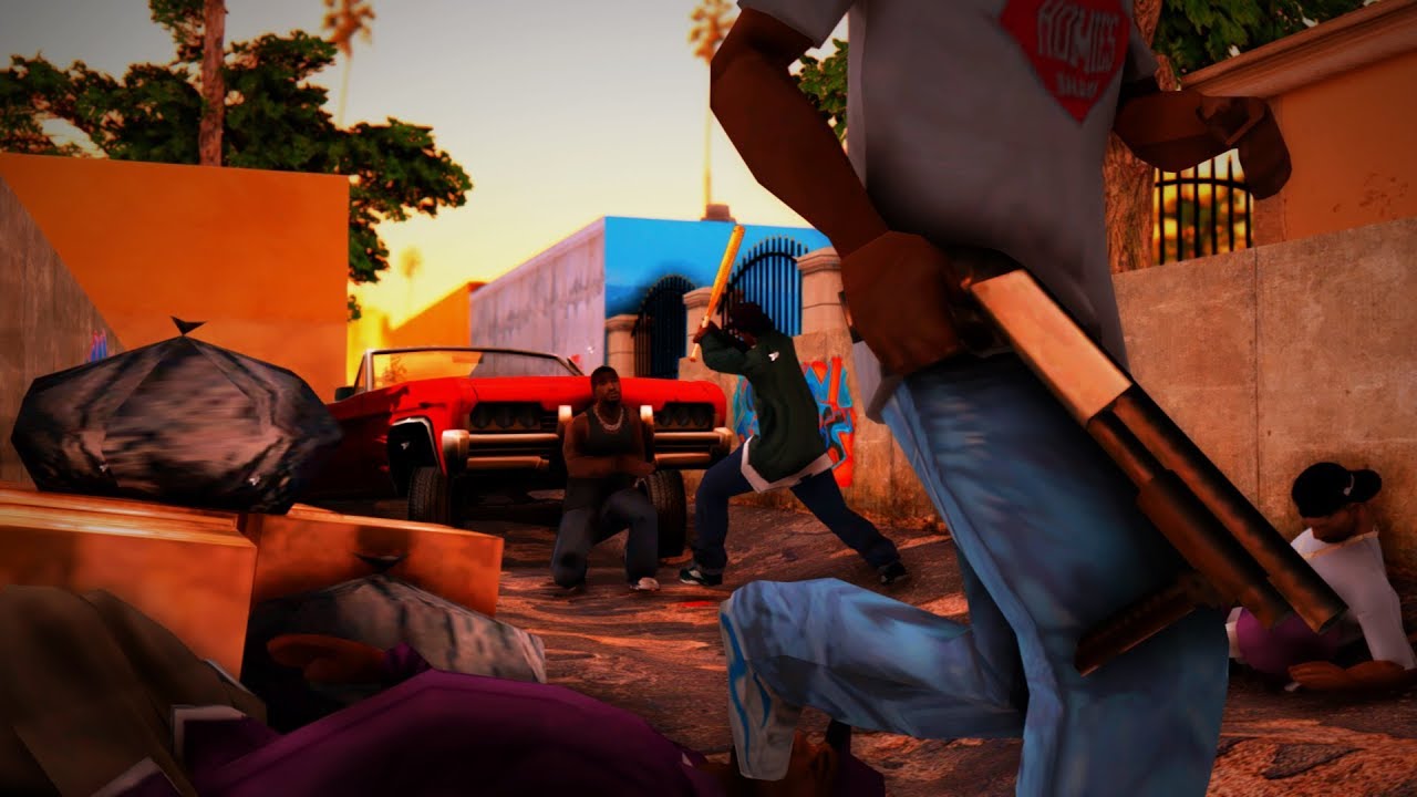 ЗАЧИСТКА РАЙОНА, УБИВАЕМ БАРЫГ В GTA SAMP