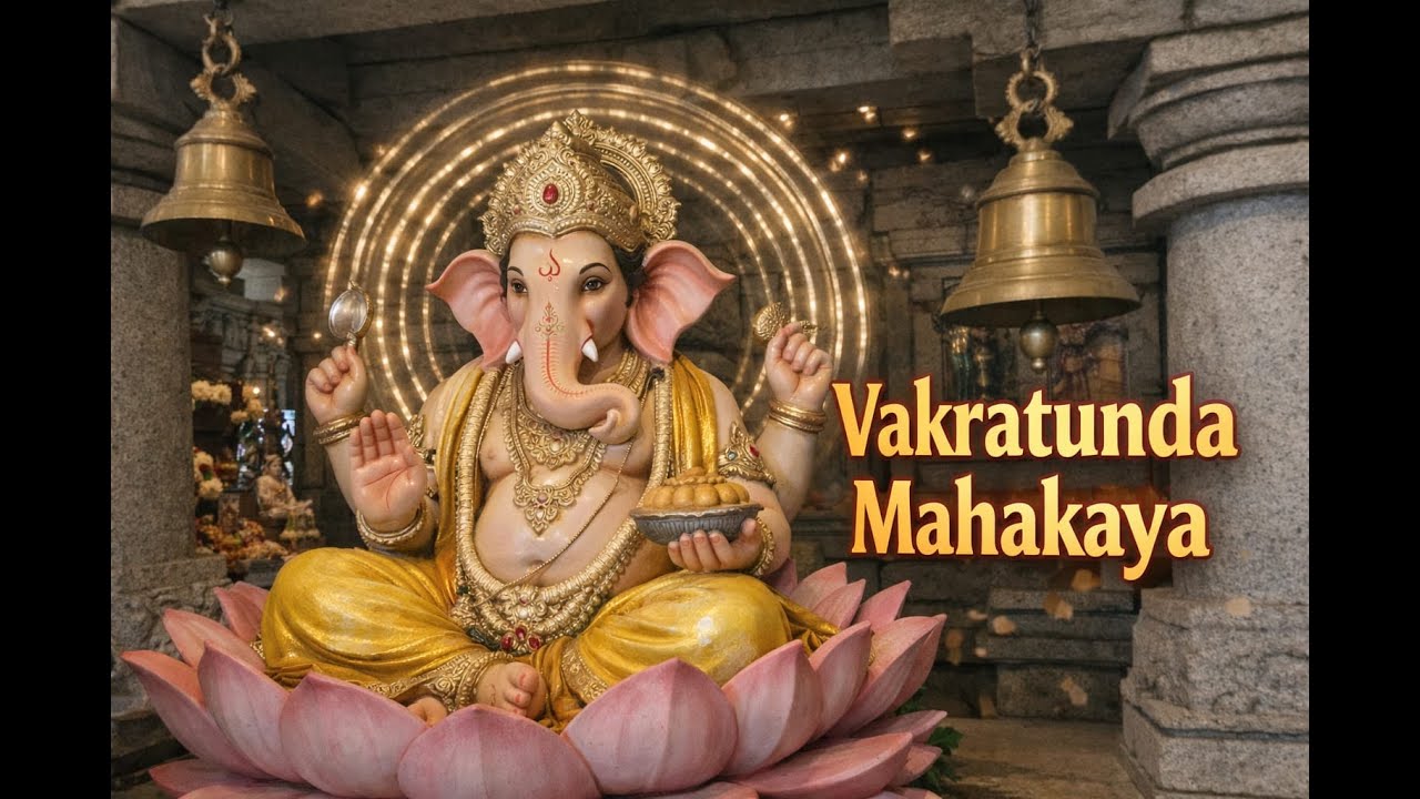 Vakratunda Mahakaya Mantra Loop | Remove Obstacles & Invite Positive Energy | Ganesh Mantra