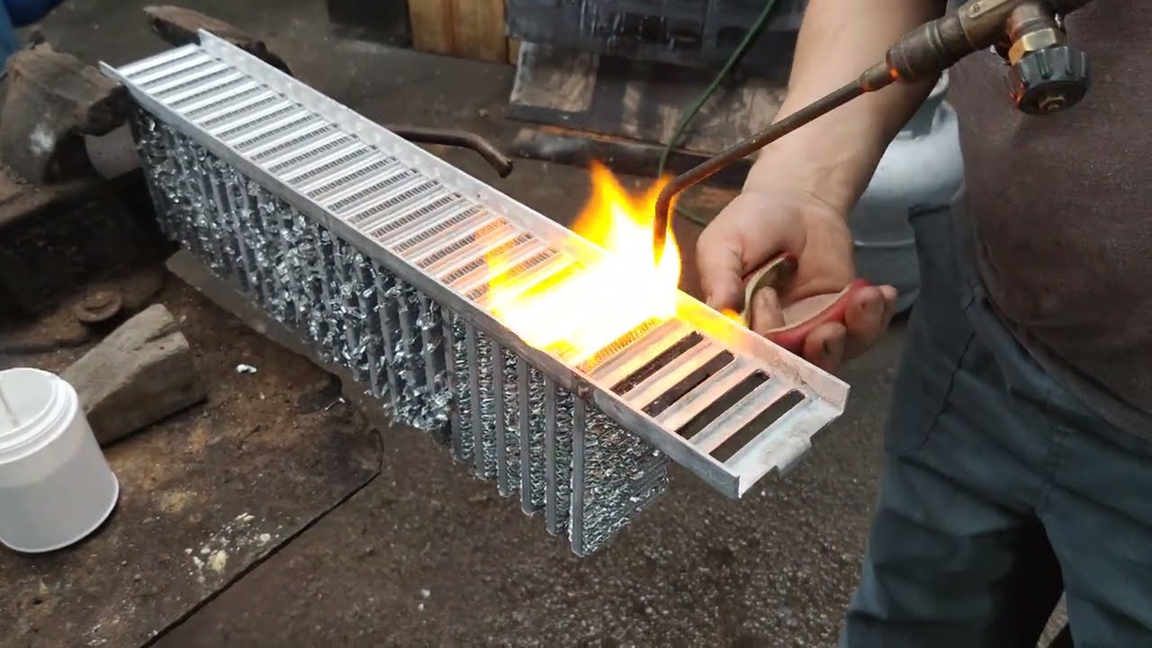Como remover cabeceira de colmeia de Intercooler e Radiador... reaproveitando cabeceira