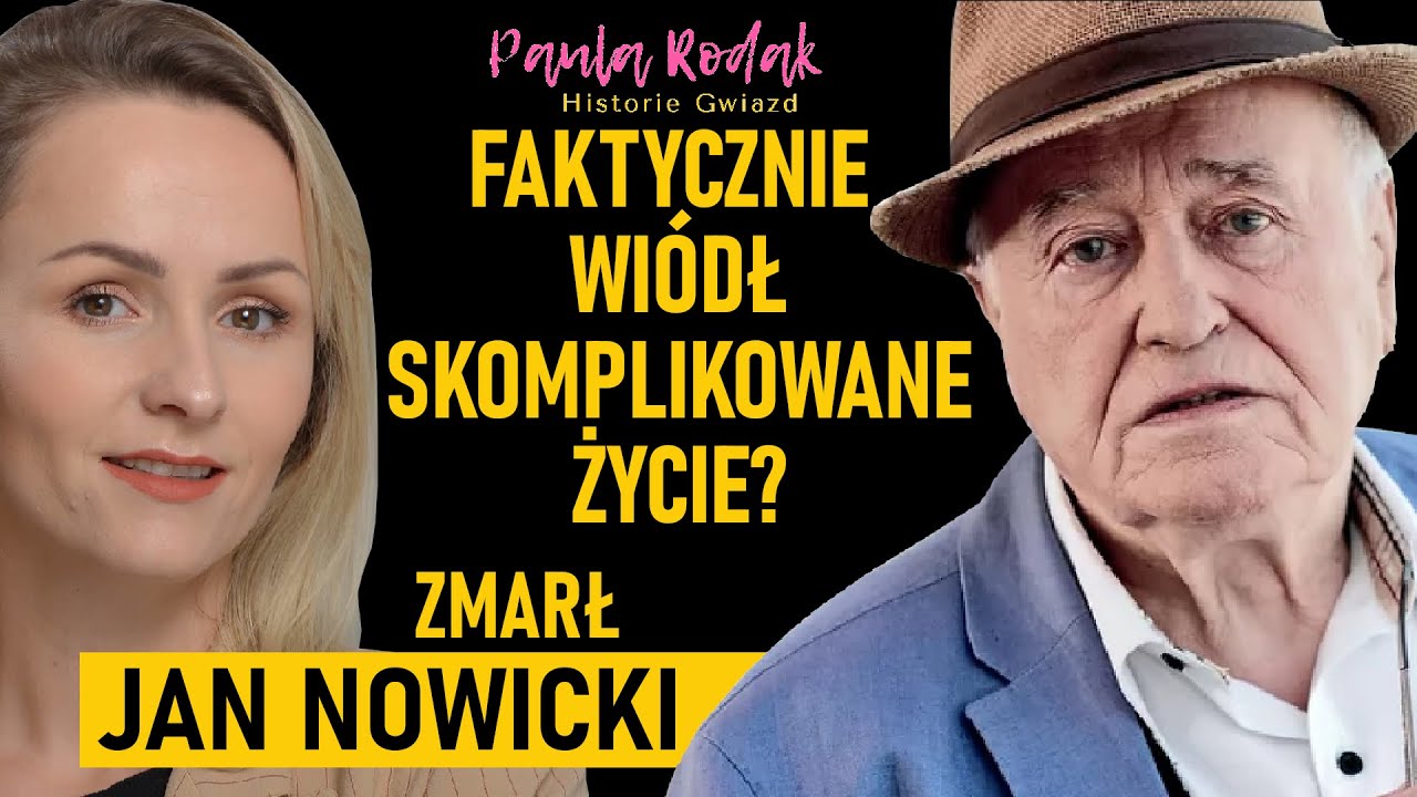 Zmarł Jan Nowicki Jaki był w życiu prywatnym? Pierwszy raz ożenił się po siedemdziesiątce.