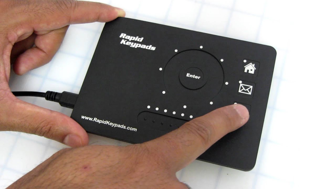Capacitive Touch 3D Surface Keypad
