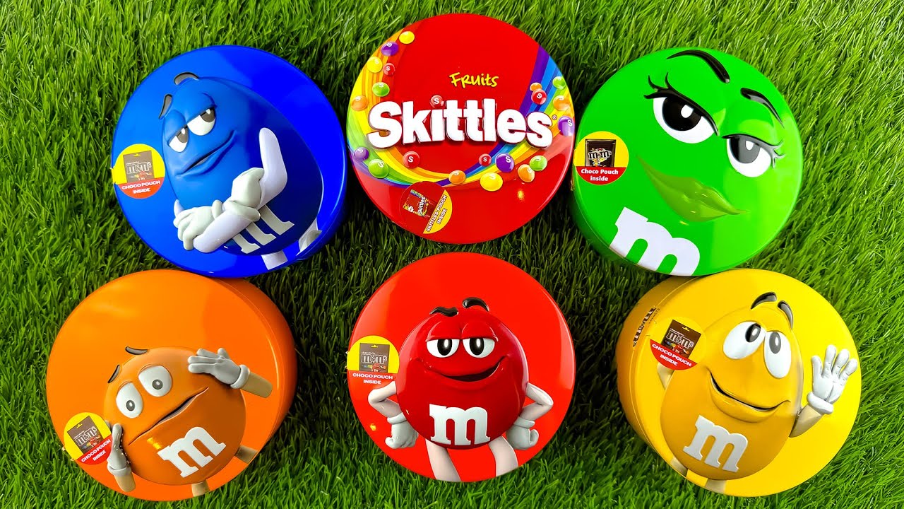 Colorful Candy Mix | 1 M&M’s Box Unwrapping Satisfying ASMR