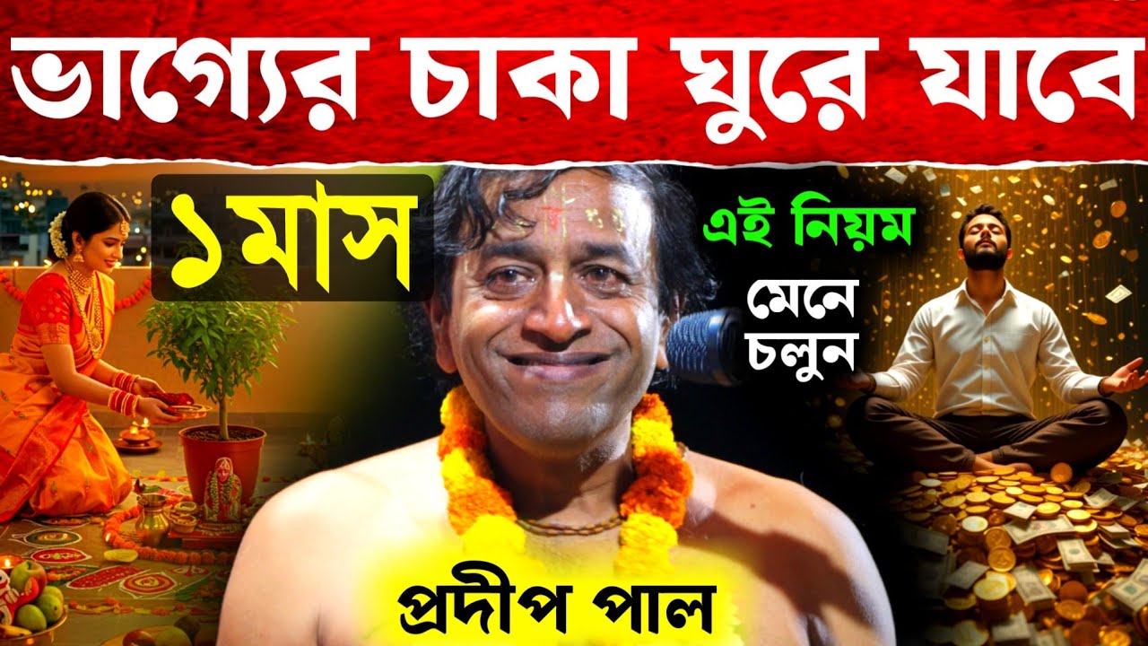 ভাগ্যের চাকা ঘুরে যাবে, ১ মাস এই নিয়মগুলি মেনে চলুন প্রদীপ পাল [Pradip Pal Kirtan New][Pradeep Pal]