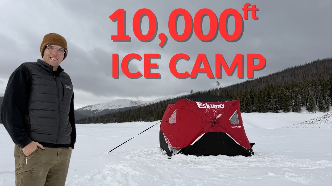 Ice Camping at 10,000 ft | Catch, Cook & Camp for Grayling