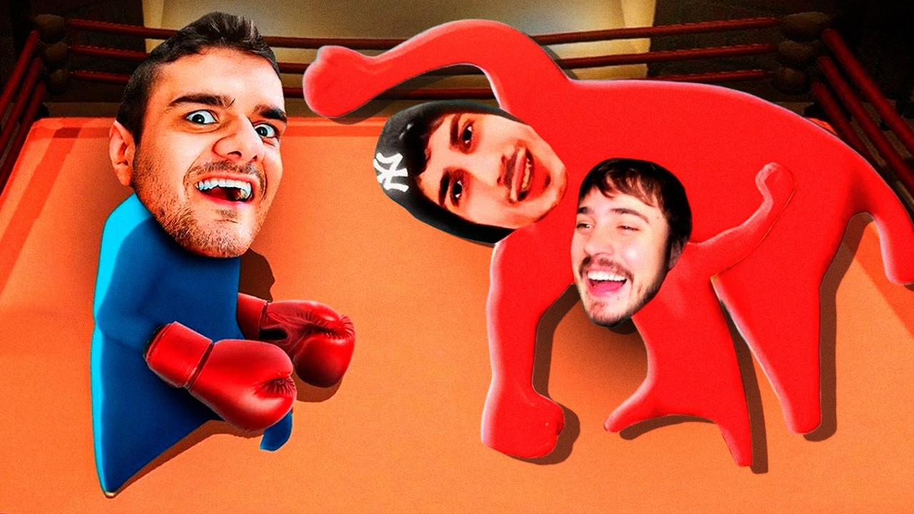 Gang Beasts: a PARTIDA mais CAÓTICA que já jogamos (feat. Coelho, Vx, Razor)