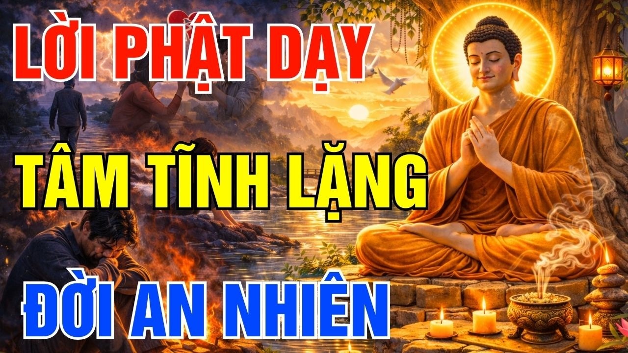 Lời Phật Dạy - Tâm Tĩnh Lặng, Đời An Nhiên, Mọi Khổ Đau Tan Biến!  | Bình An Phật Pháp
