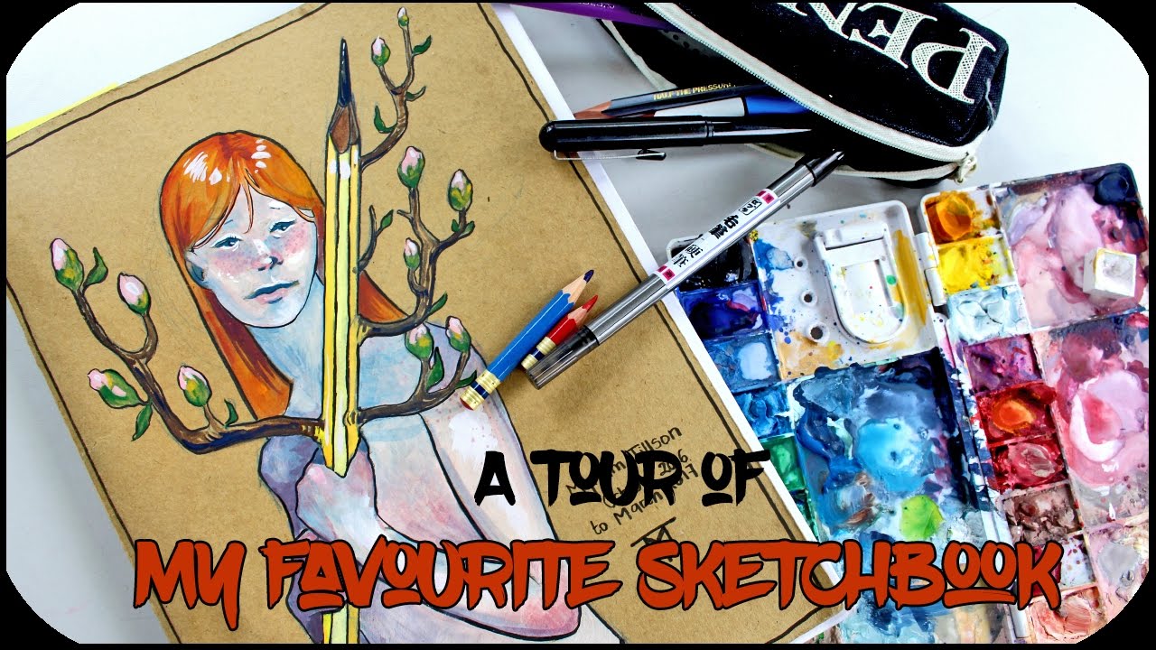 A tour of my FAVOURITE SKETCHBOOK