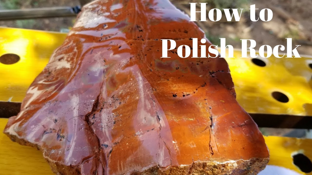 How to Polish Rocks Petrified Wood