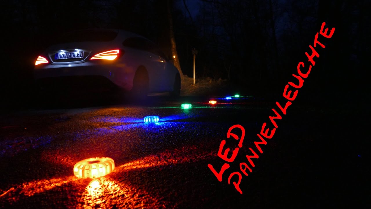 LED Pannenleuchte Rot Blau Gr&uuml;n