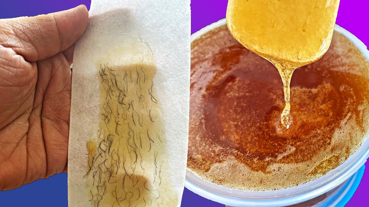 Melhor Cera De Mel sem Limão [ PRONTA EM 7 MIN ] Natural Honey Wax