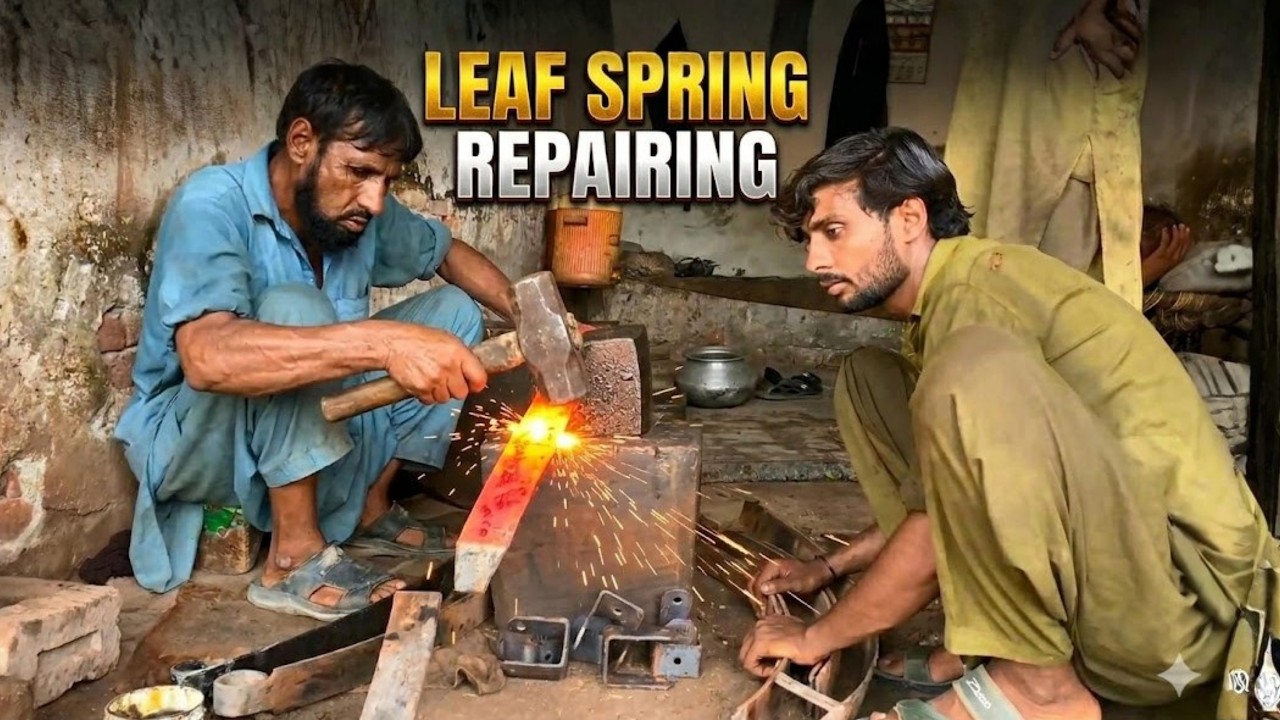 Datsun Leaf Spring Full Repair & Reconditioning | Complete Workshop Process