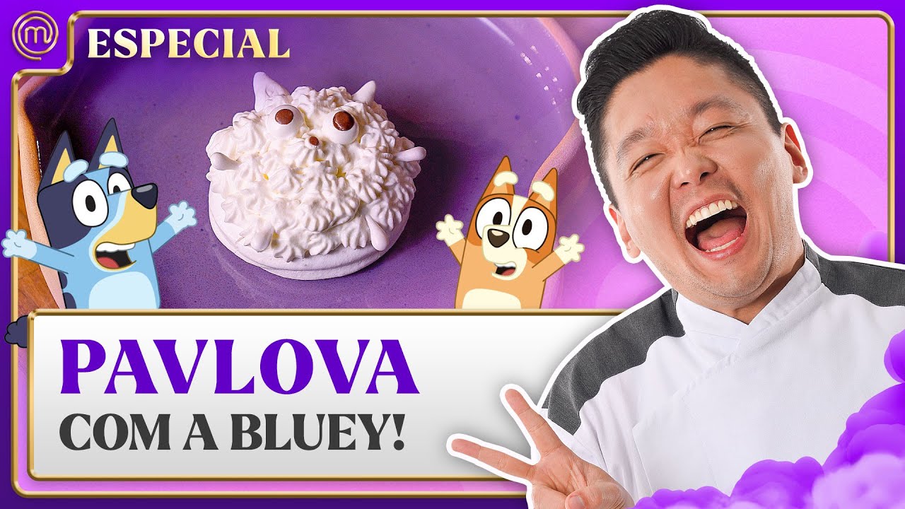 PAVLOVA da Pom Pom com Bluey e Bingo | MASTERCHEF