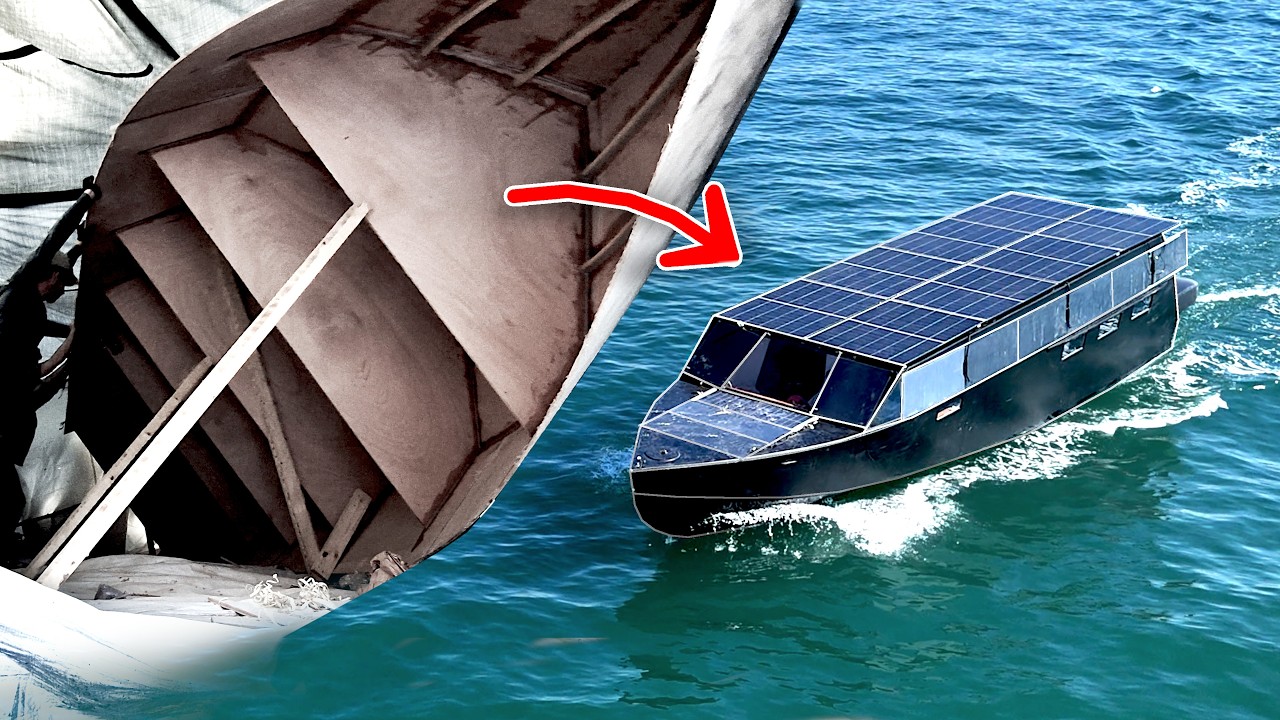 Building a Solar-Electric Boat That Runs Forever - FULL BUILD GUIDE