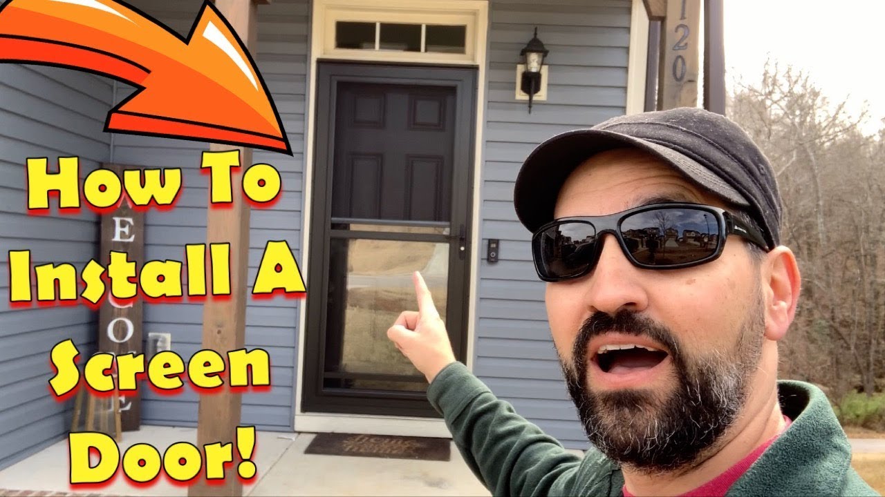 How To Install A Larson Front Porch Storm Door from Lowe's!