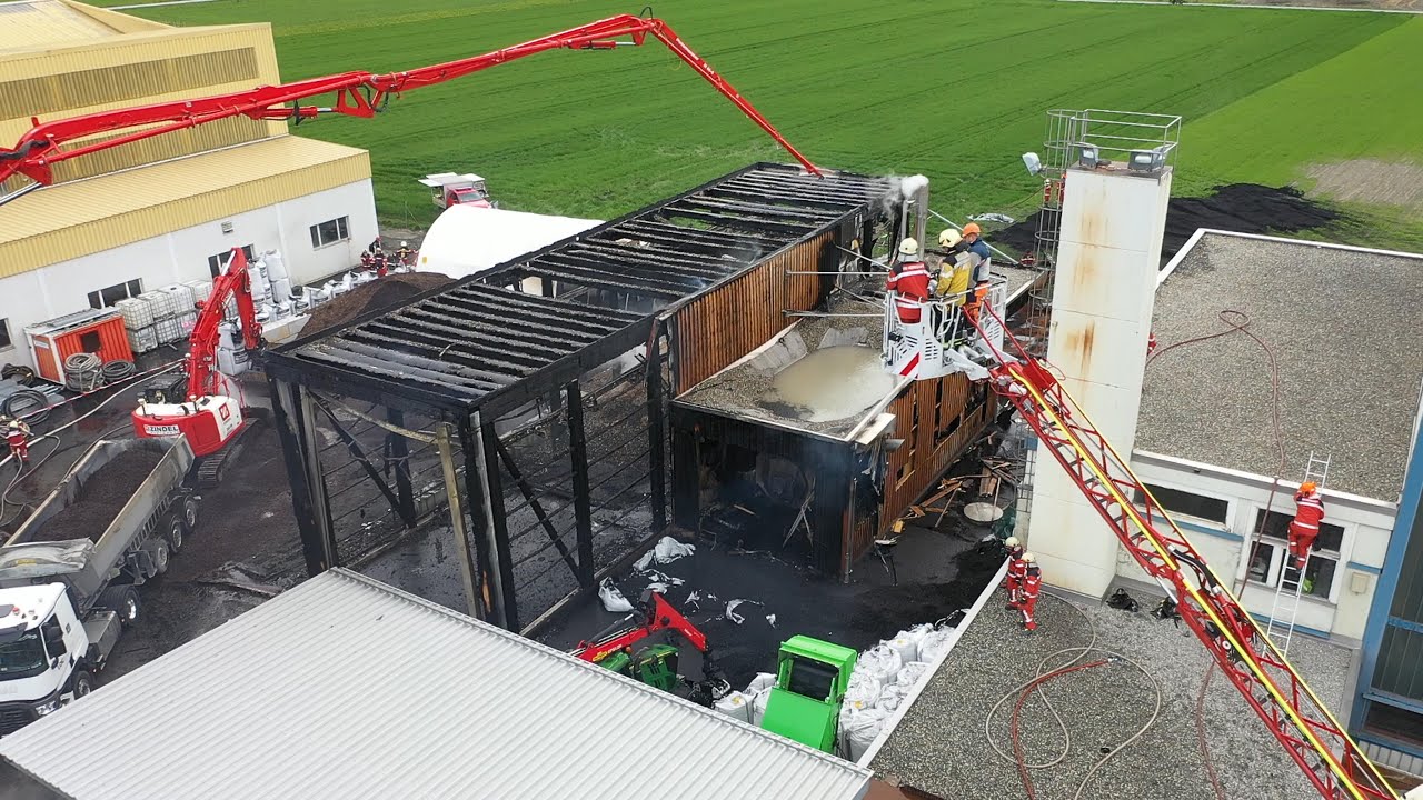 Brand in der Inega AG Maienfeld