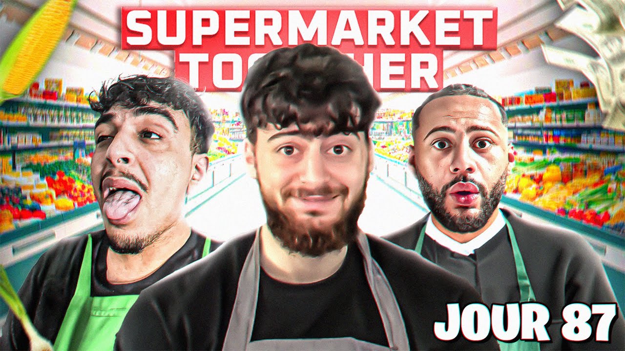 ON DOIT DEVENIR LES MEILLEURS VENDEURS 🤣 (Supermarket Together) ft FLAMBY et NICO