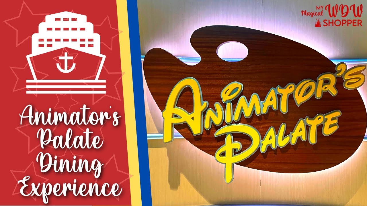 Animator's Palate Dinner Experience on the Disney Dream | Disney Cruise Line Dining Review