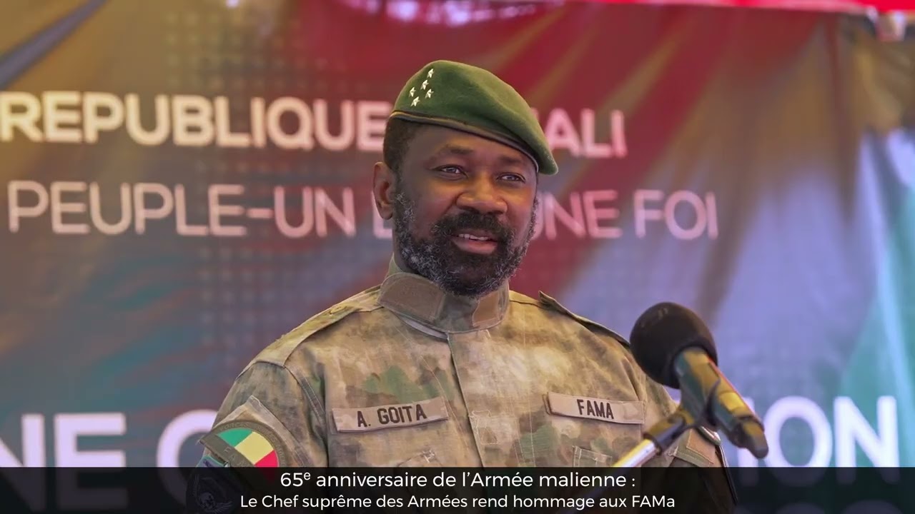 Fête armée nationale :  Interview du Président de la Transition au 65 ème anniversaire de l'Armée