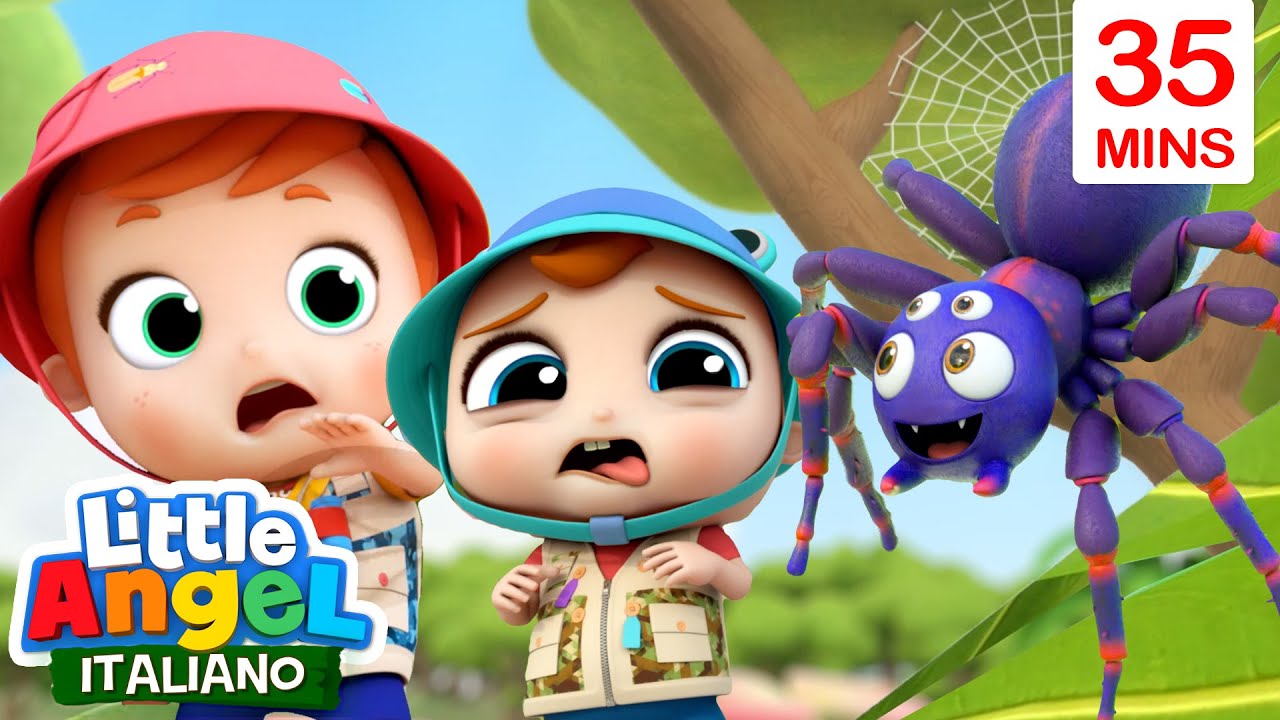 Gianni Non Ama Gli Insetti 🐞🍂😨 Cartoni Animati & Canzoni Bambini | Little Angel Italiano