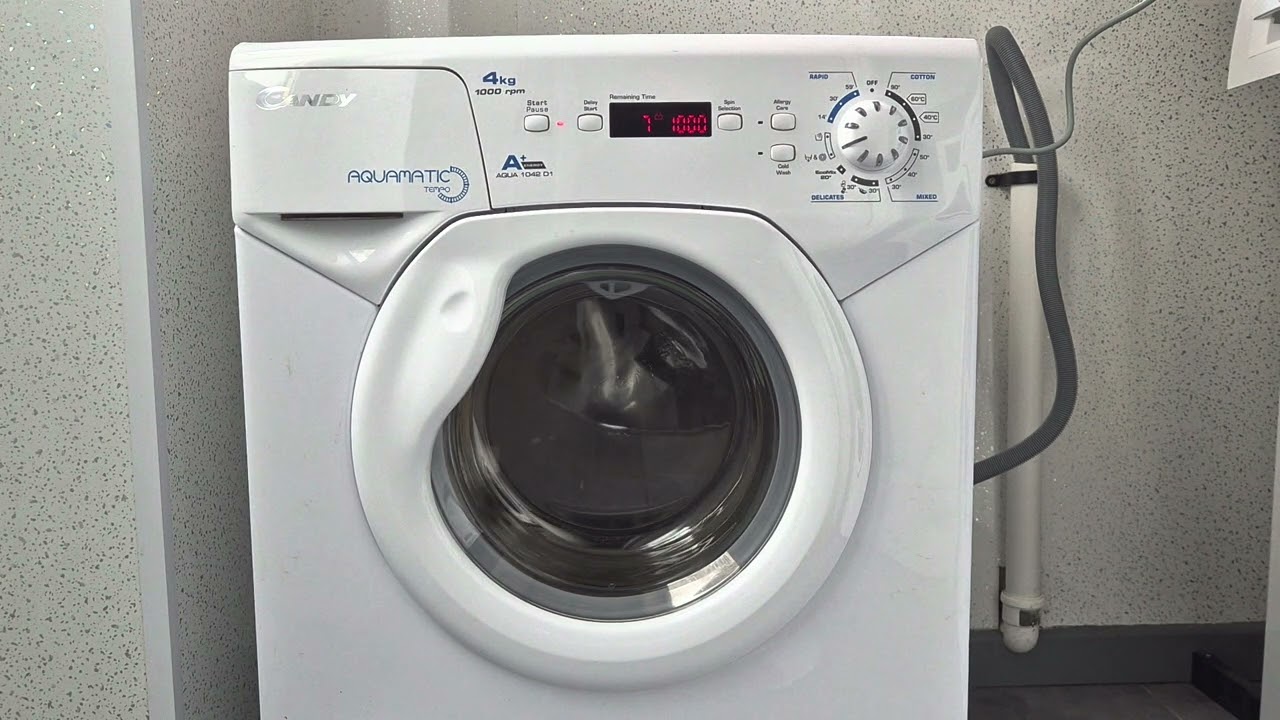 Candy Aquamatic Tempo - Spin Only 1000rpm (No Shocks)