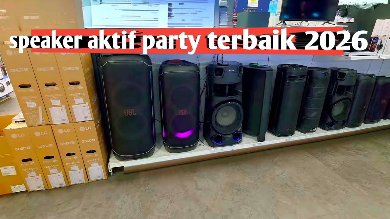 Harga speaker party terbaik 2026
