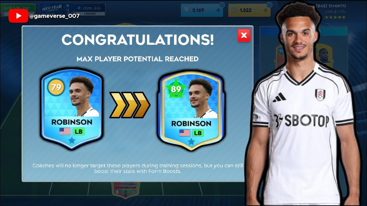 DLS 26 | Antonee Robinson Full Upgrade 🔥 Dream League Soccer 2026