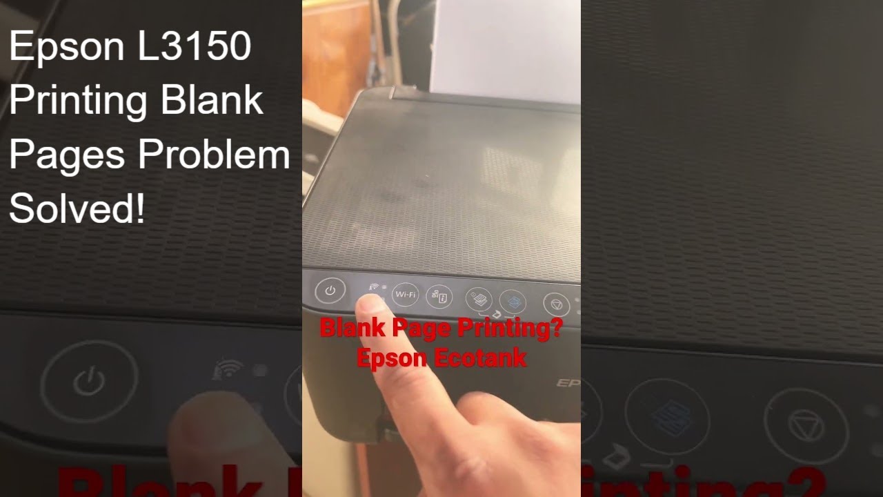 Is your Epson printer printing blank pages? Here's how to fix it