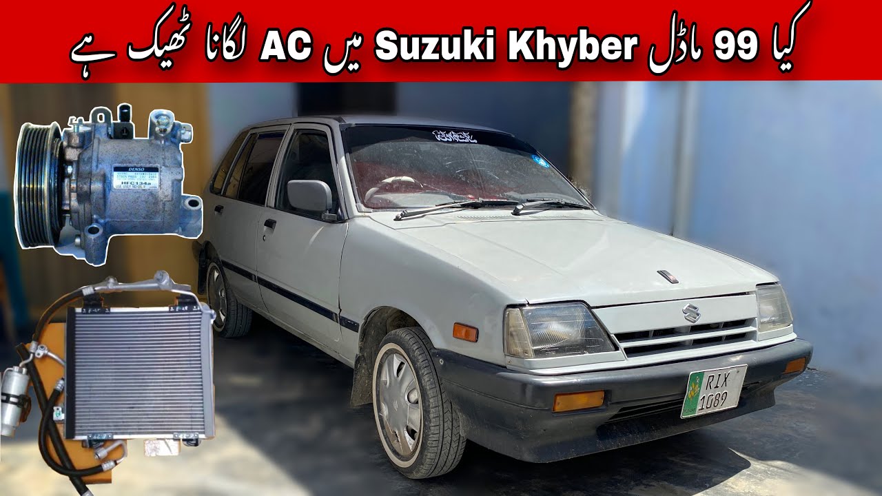 Suzuki Khyber 1999 Complete AC Installation & Performance Test